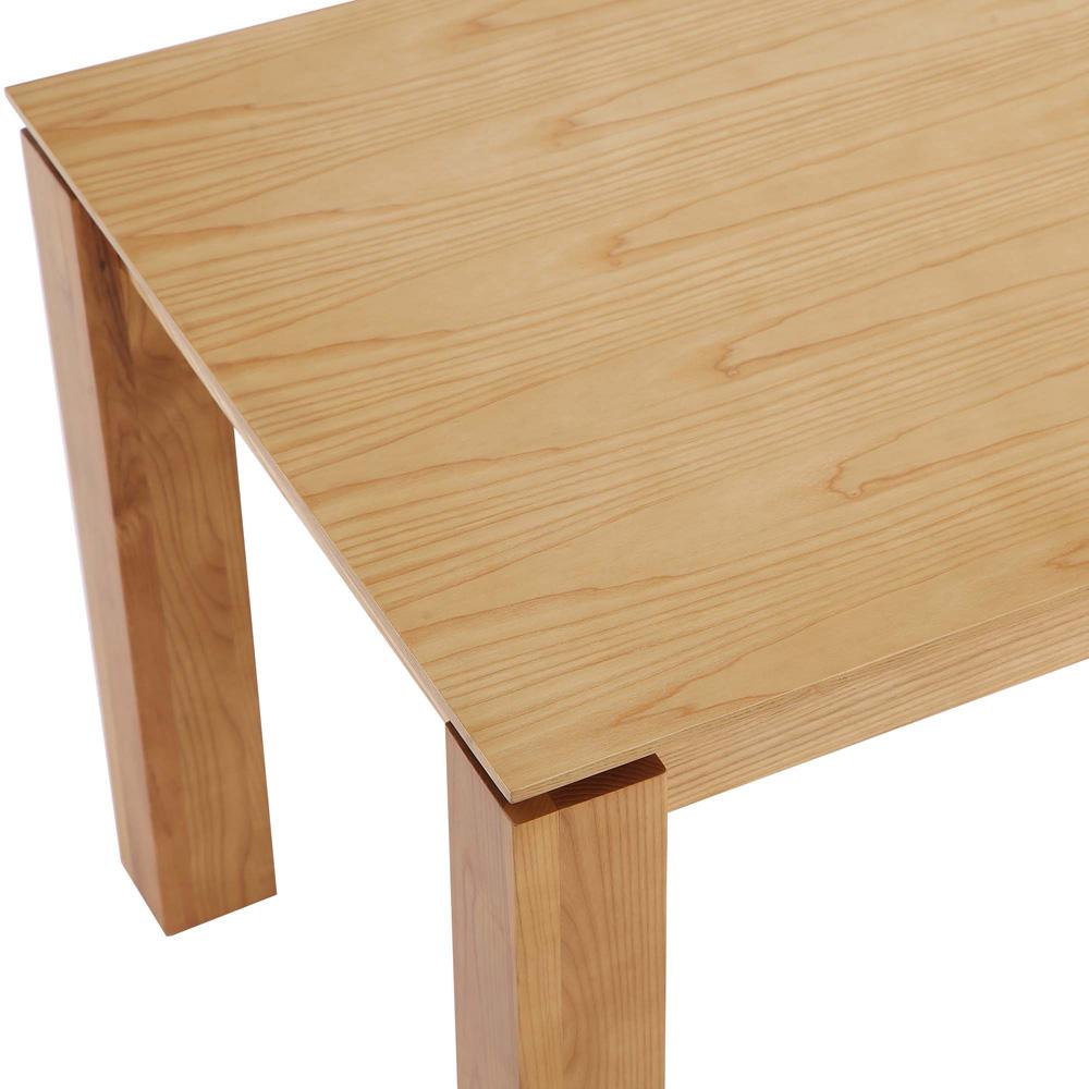 Manhattan Comfort - Rockaway Dining Table with American Solid Ash Wood Legs in Nature - DT02-NA veiw 7