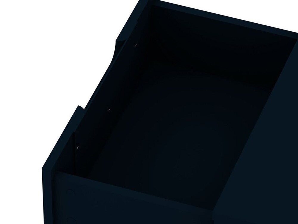 Manhattan Comfort - 2-Piece Rockefeller Dresser and Nightstand with 5 Drawers in Tatiana Midnight Blue - 104GMC4 veiw 6
