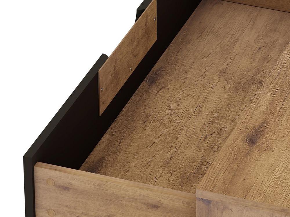 Manhattan Comfort - Rockefeller Dresser with 6 Drawers in Nature and Textured Grey - Set of 2 - 2-103GMC7 veiw 8