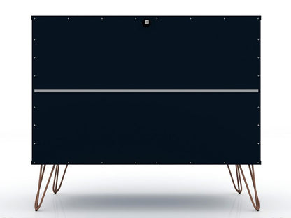 Manhattan Comfort - Rockefeller Dresser with 6 Drawers in Tatiana Midnight Blue - Set of 2 - 2-103GMC4 veiw 6