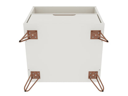 Manhattan Comfort - Rockefeller Nightstand with 2 Drawers in Off White - Set of 2 - 2-101GMC8 veiw 6