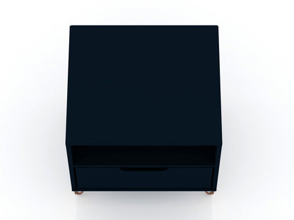 Manhattan Comfort - Rockefeller Nightstand with 2 Drawers in Tatiana Midnight Blue - Set of 2 - 2-101GMC4 veiw 6