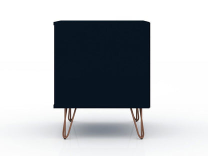 Manhattan Comfort - Rockefeller Nightstand with 2 Drawers in Tatiana Midnight Blue - Set of 2 - 2-101GMC4 veiw 7