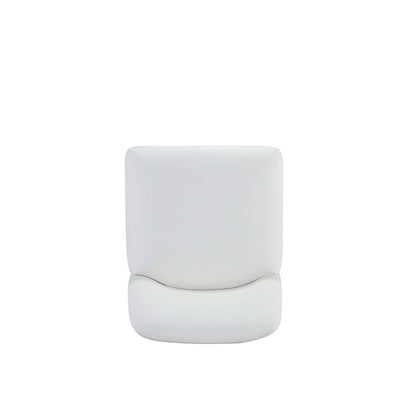 Manhattan Comfort - Serena Leatherette Barstool with Metal Legs in White - Set of 2 - 2-BS020-WH veiw 6