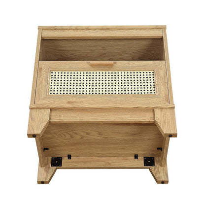 Manhattan Comfort - Sheridan Nightstand with 2 Full Extension Drawers in Nature - Set of 2 - 2-NS-5GLF-NA veiw 4