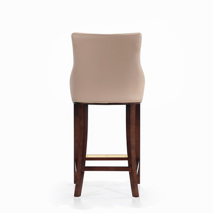 Manhattan Comfort - Shubert Leatherette Barstool in Tan - Set of 2 - 2-BS019-TN veiw 4