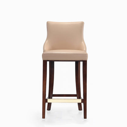 Manhattan Comfort - Shubert Leatherette Barstool in Tan - BS019-TN veiw 1
