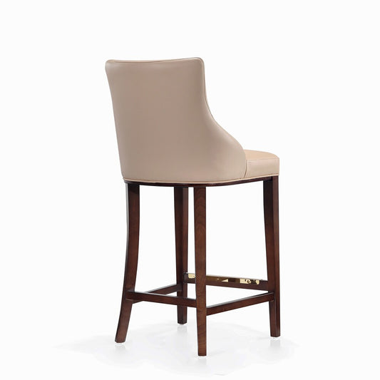 Manhattan Comfort - Shubert Leatherette Barstool in Tan - BS019-TN veiw 2