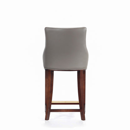 Manhattan Comfort - Shubert Leatherette Counter Stool in Dark Taupe - CS016-DT veiw 4