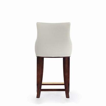 Manhattan Comfort - Shubert Leatherette Counter Stool in Ivory - CS016-IV veiw 4