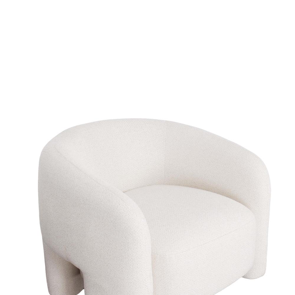 Manhattan Comfort - Sylvia Tweed Accent Chair with Pine Wood Legs in Angora - Set of 2 - 2-AC070-AN veiw 6