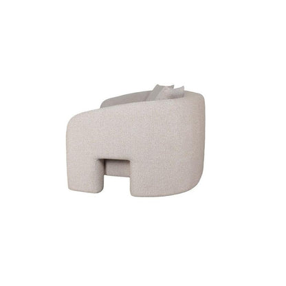 Manhattan Comfort - Sylvia Tweed Sofa with Pine Wood Legs in Gold Dust - SF017-GD veiw 3