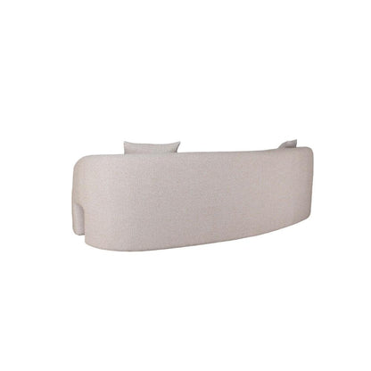 Manhattan Comfort - Sylvia Tweed Sofa and Accent Chair with Pine Wood Legs in Gold Dust - Set of 2 - 2-SFAC1770-GD veiw 9