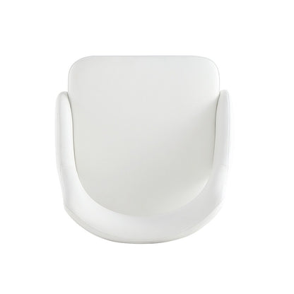 Manhattan Comfort - Tremont Leatherette Dining Chair with Metal Legs in White - Set of 2 - 2-DC104-WH veiw 5
