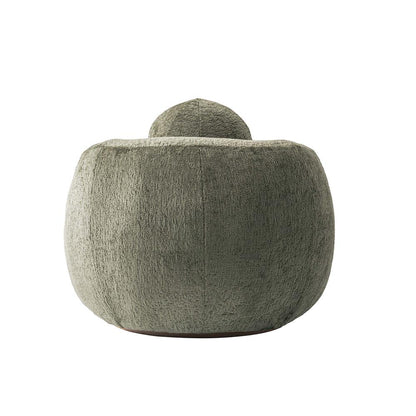 Manhattan Comfort - Tribeca Chenille Accent Chairs with Birch Wood Legs in Olive Green - Set of 2 - 2-AC016-OG veiw 6