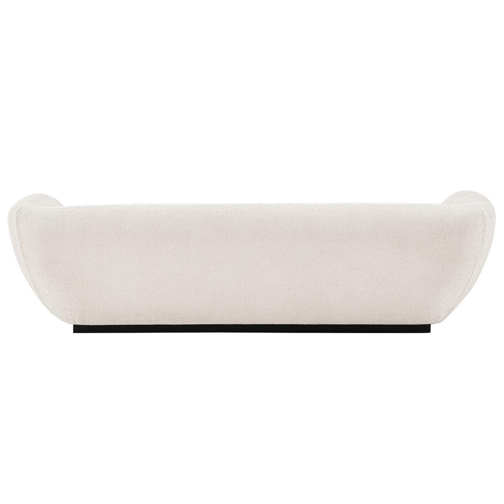 Manhattan Comfort - Ulka Chenille Sofa with Pine Wood Legs in Cream - SF011-CR veiw 5