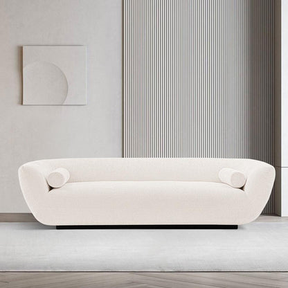Manhattan Comfort - Ulka Chenille Sofa with Pine Wood Legs in Cream - SF011-CR veiw 8
