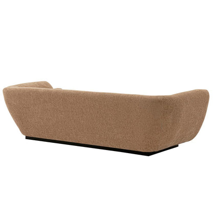 Manhattan Comfort - Ulka Chenille Sofa with Pine Wood Legs in Light Brown - SF011-LB veiw 4