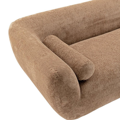 Manhattan Comfort - Ulka Chenille Sofa with Pine Wood Legs in Light Brown - SF011-LB veiw 6