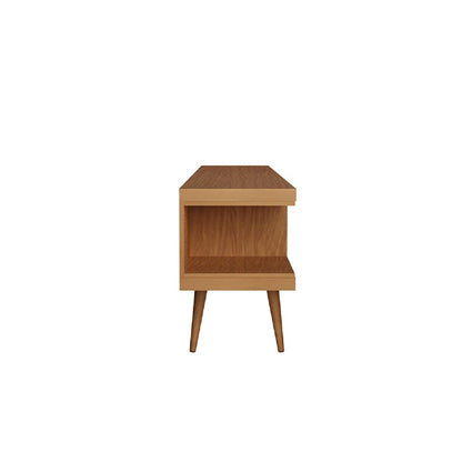 Manhattan Comfort - Utopia TV Stand with 5 Fixed Shelves in Maple Cream - 19755 veiw 3