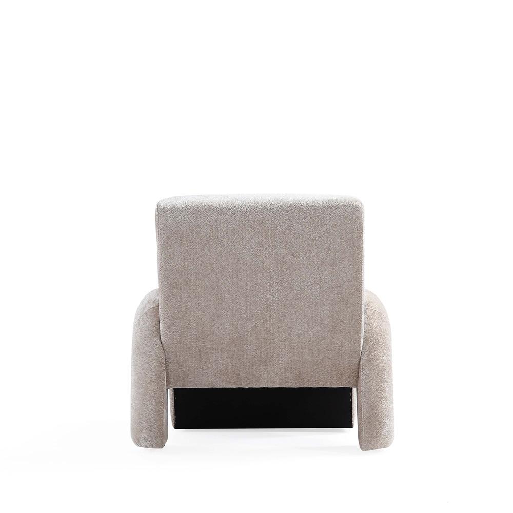 Manhattan Comfort - 3-Piece Verandah Chenille Sofa and Accent Chairs with Wood with Fabric Upholstery Legs in Beige - 3-LSAC1769-BE veiw 11