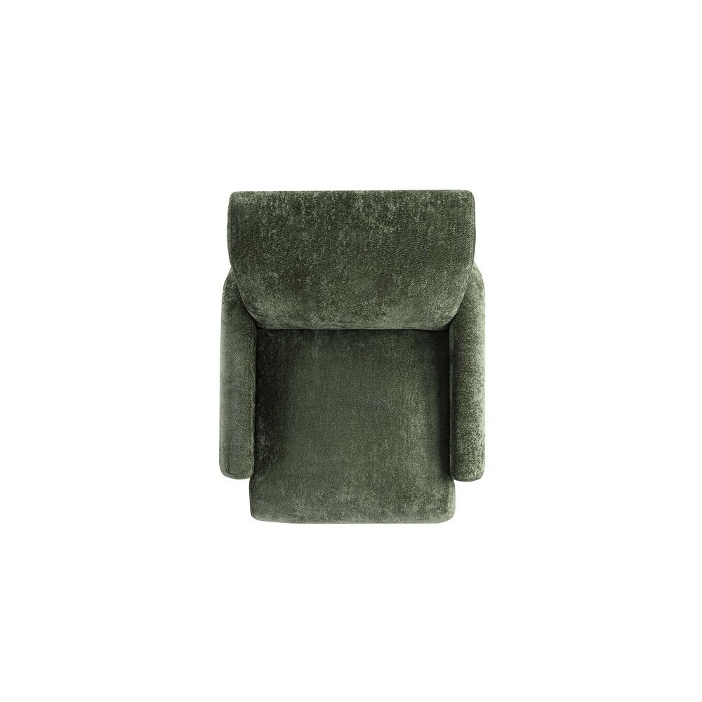 Manhattan Comfort - 3-Piece Verandah Chenille Sofa and Accent Chairs with Wood with Fabric Upholstery Legs in Olive Green - 3-LSAC1769-OG veiw 10