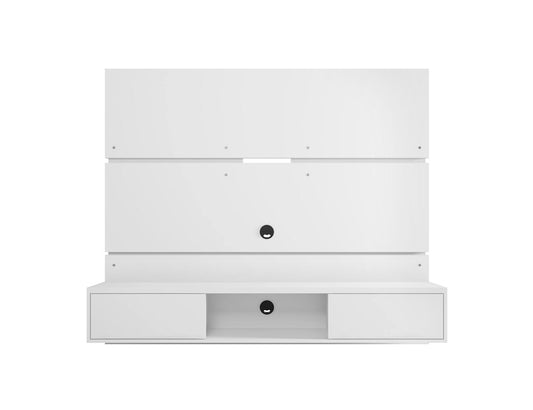 Manhattan Comfort - Vernon Floating Entertainment Center with 3 Fixed Shelves in White - 236BMC6 veiw 1