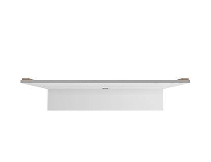 Manhattan Comfort - Vernon Floating Entertainment Center with 3 Fixed Shelves in White - 236BMC6 veiw 5