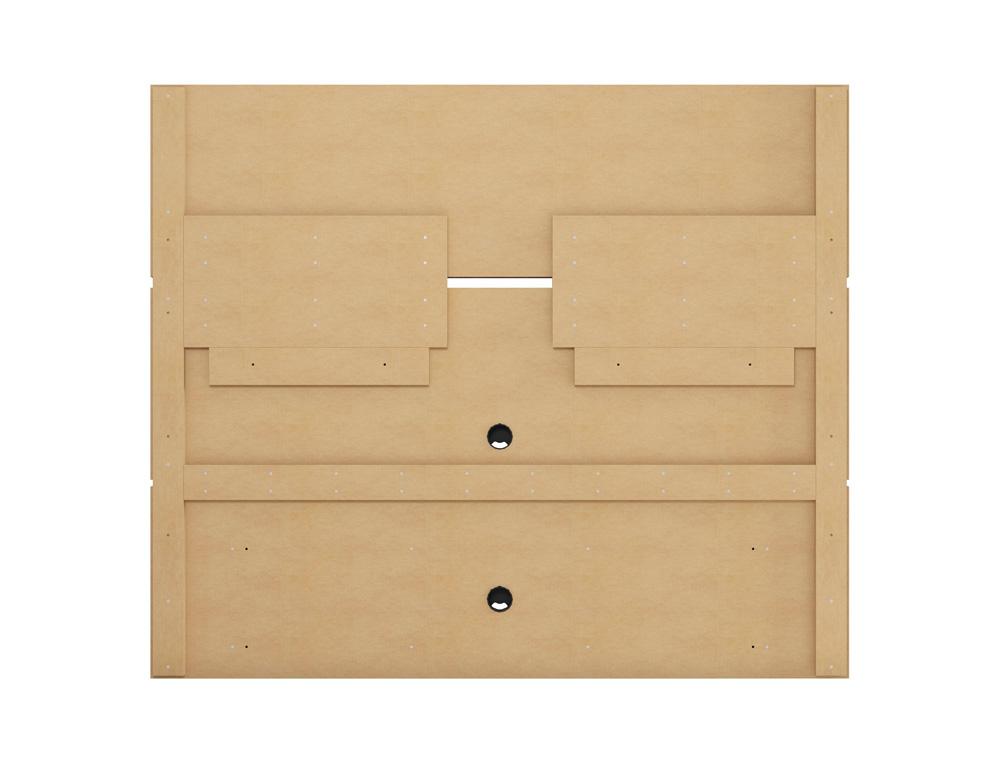 Manhattan Comfort - Vernon Floating Entertainment Center with 3 Fixed Shelves in White - 236BMC6 veiw 6