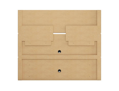 Manhattan Comfort - Vernon Floating Entertainment Center with 3 Fixed Shelves in White - 236BMC6 veiw 6