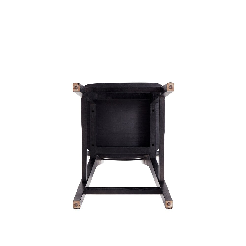 Manhattan Comfort - Versailles Counter Stool with American Ash Wood Legs in Black and Natural Cane - Set of 2 - 2-CSCA01-BK veiw 8