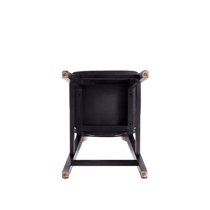 Manhattan Comfort - Versailles Counter Stool with American Ash Wood Legs in Black and Natural Cane - Set of 2 - 2-CSCA01-BK veiw 8