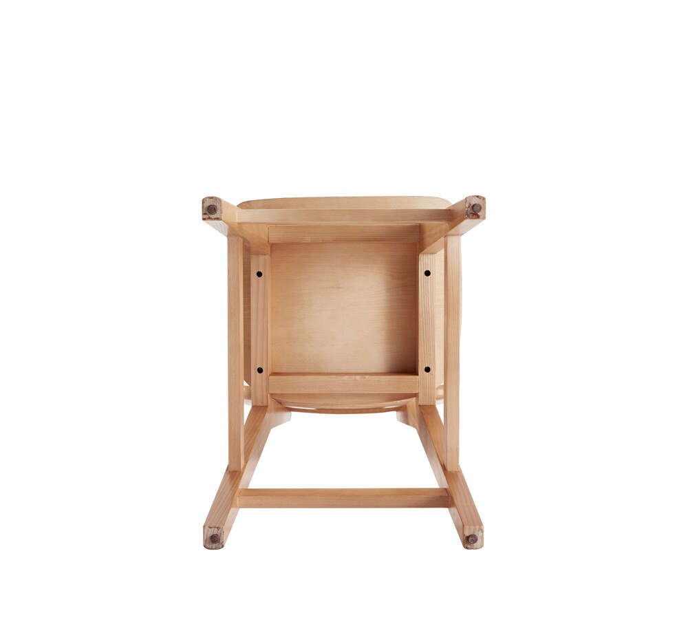 Manhattan Comfort - Versailles Counter Stool with American Ash Wood Legs in Nature - Set of 2 - 2-CSCA01-NA veiw 8