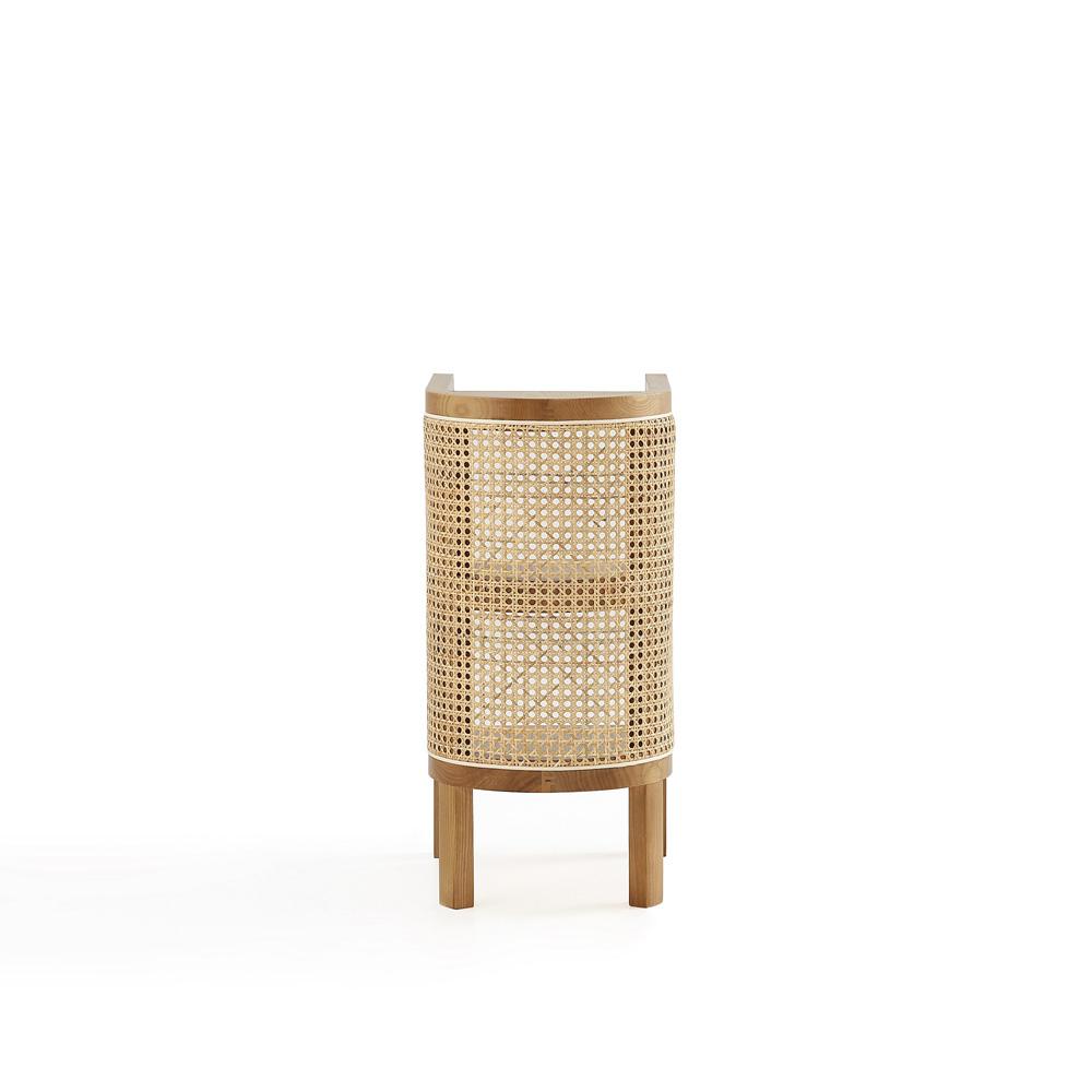 Manhattan Comfort - Versailles End Table with 4 Fixed Shelves in Nature - Set of 2 - 2-NSCA01-NA veiw 6