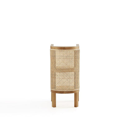 Manhattan Comfort - Versailles End Table with 4 Fixed Shelves in Nature - Set of 2 - 2-NSCA01-NA veiw 6