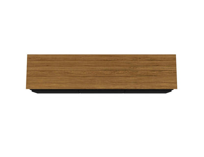 Manhattan Comfort - Yonkers 70W TV Stand with 6 Fixed Shelves Shelves in Black and Cinnamon - 234BMC82 veiw 6
