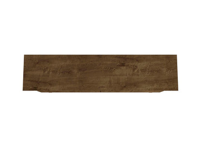 Manhattan Comfort - Yonkers Sideboard / Buffet Stand with 4 Fixed Shelf Shelves in Rustic Brown - 232BMC9 veiw 6