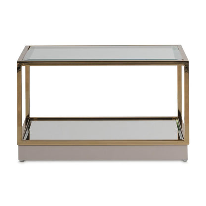 AICO by Michael Amini - Savannah Breeze Short Cocktail Table - Set of 2 - Bright Gold - LFR-SBRZ204-806 veiw 2