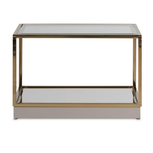 AICO by Michael Amini - Savannah Breeze Tall Cocktail Table - Set of 2 - Bright Gold - LFR-SBRZ201-806 veiw 2