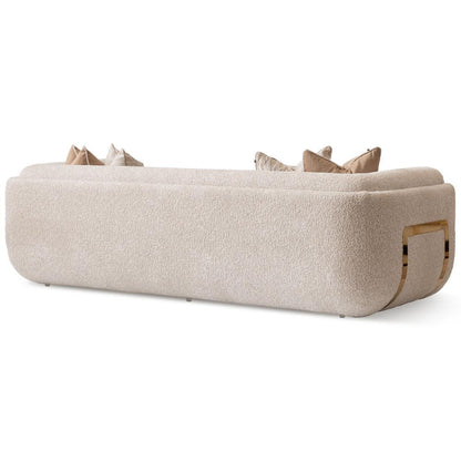 AICO by Michael Amini - Savannah Breeze Mansion Sofa - Cashmere/Bright Gold - LFR-SBRZ816-CSM-806 veiw 3