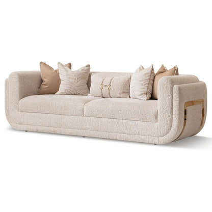 AICO by Michael Amini - Savannah Breeze Standard Sofa - Cashmere/Bright Gold - LFR-SBRZ815-CSM-806 veiw 1