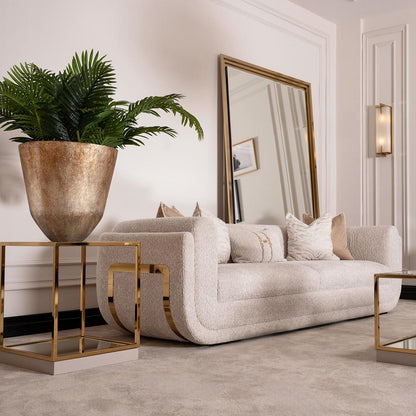 AICO by Michael Amini - Savannah Breeze Standard Sofa - Cashmere/Bright Gold - LFR-SBRZ815-CSM-806 veiw 8