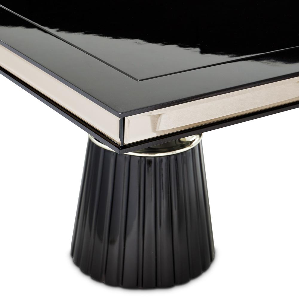 AICO by Michael Amini - Carmela Double Pedestal Dining Table - Glossy Charcoal Sand - LFR-CRMA002-830 veiw 11