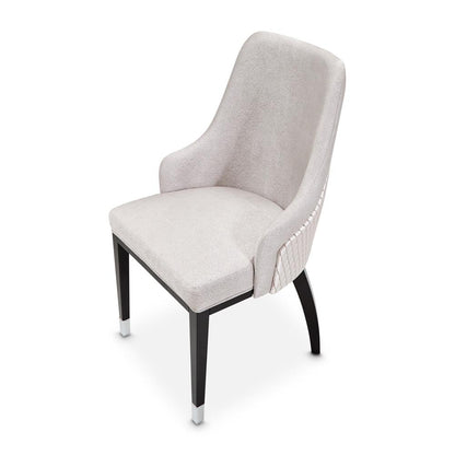 AICO by Michael Amini - Carmela Dining Arm Chair - Set of 2 - Glossy Charcoal Sand - LFR-CRMA004A-830 veiw 10