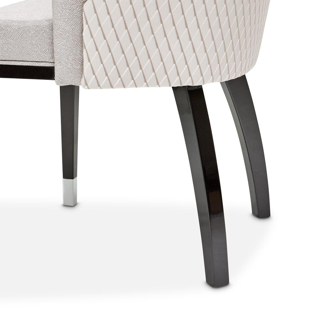 AICO by Michael Amini - Carmela Dining Arm Chair - Set of 2 - Glossy Charcoal Sand - LFR-CRMA004A-830 veiw 12