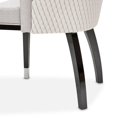 AICO by Michael Amini - Carmela Dining Arm Chair - Set of 2 - Glossy Charcoal Sand - LFR-CRMA004A-830 veiw 12