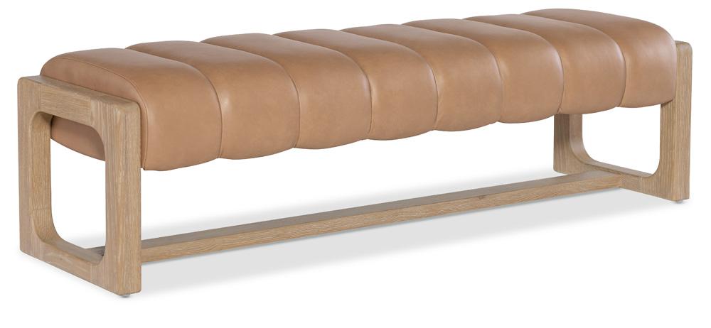 Hooker Furniture- Banyon Bay Bench in Brown - 6081-90019-85 veiw 1