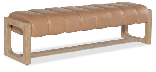 Hooker Furniture- Banyon Bay Bench in Brown - 6081-90019-85 veiw 1