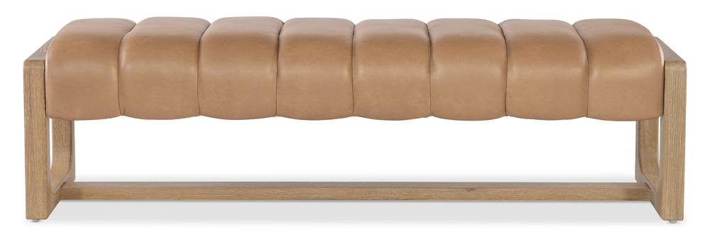 Hooker Furniture- Banyon Bay Bench in Brown - 6081-90019-85 veiw 3
