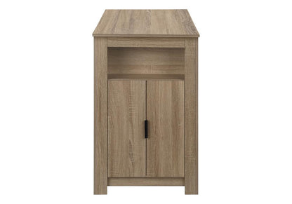 Monarch Specialties - 48in Rectangular Dining Table in Dark Taupe - I 1203 veiw 2